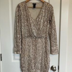 Glamorous sequined party dress